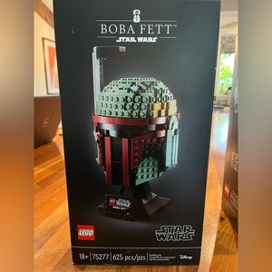 Lego Star Wars Boba Fett Helmet - Green, Dark Red, Black